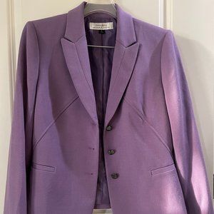 Purple Tahari Suit Jacket, Size 8